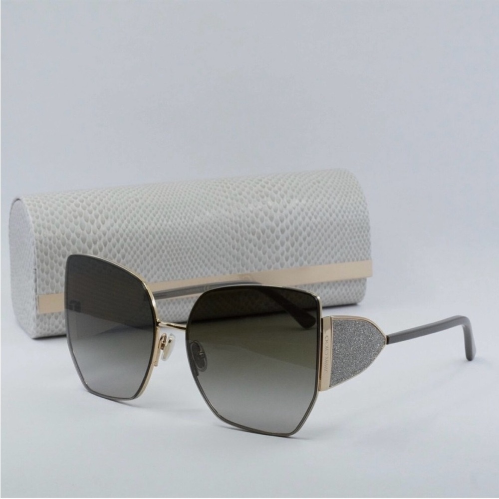 Jimmy Choo Gold and Sparkling Sunglasses Excellent condition